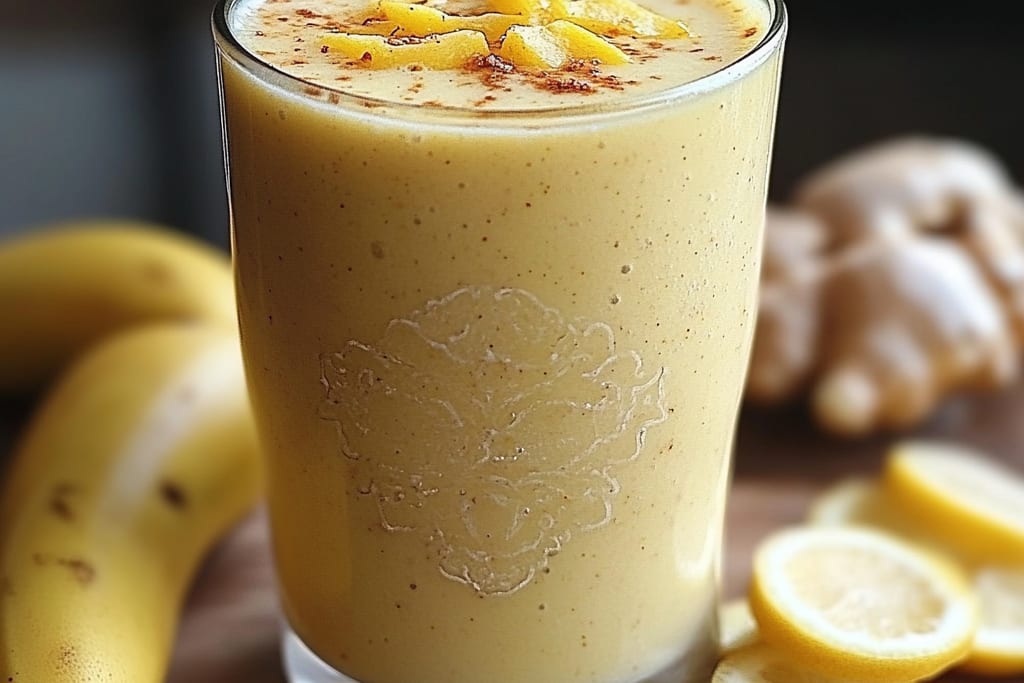 Banana Lemon Ginger Smoothie: An Incredible and Energizing Treat