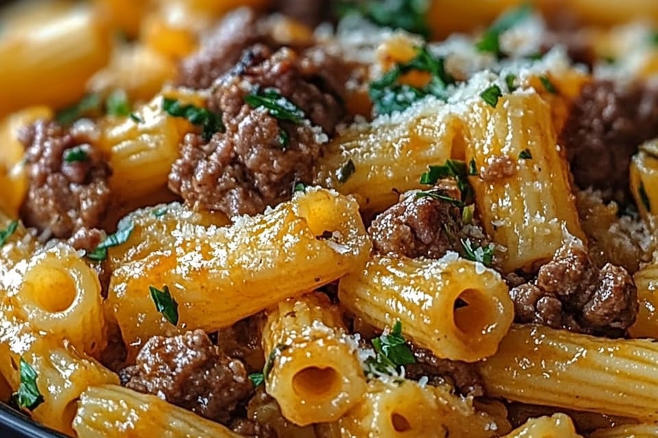 One-Pot Beef and Cheddar Ranch Pasta: An Amazing Ultimate Family Favorite