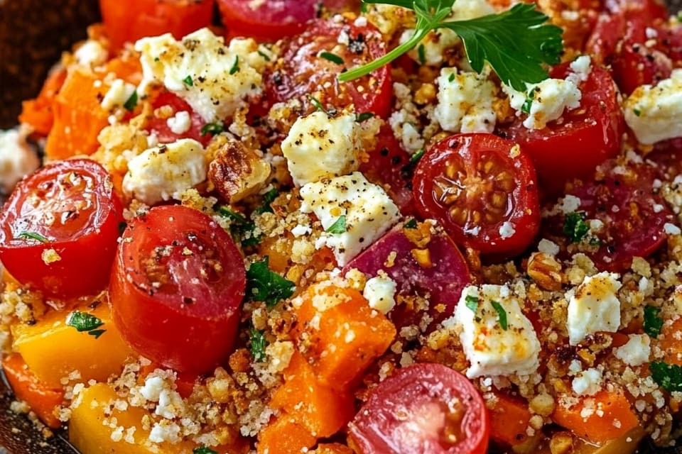 Crumble Salé aux Légumes d’Hiver, Feta et Noix : Une Recette Incroyable Pour Vos Repas d’Hiver