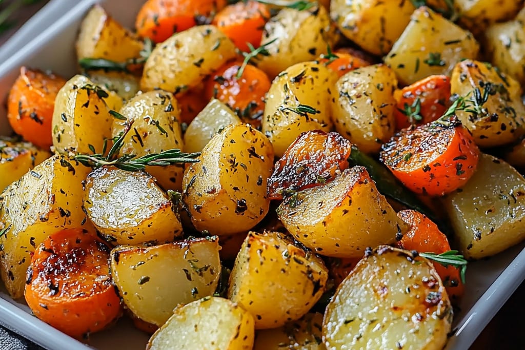 Garlic Herb Roasted Potatoes, Carrots, and Zucchini: An Incredible Ultimate Side Dish