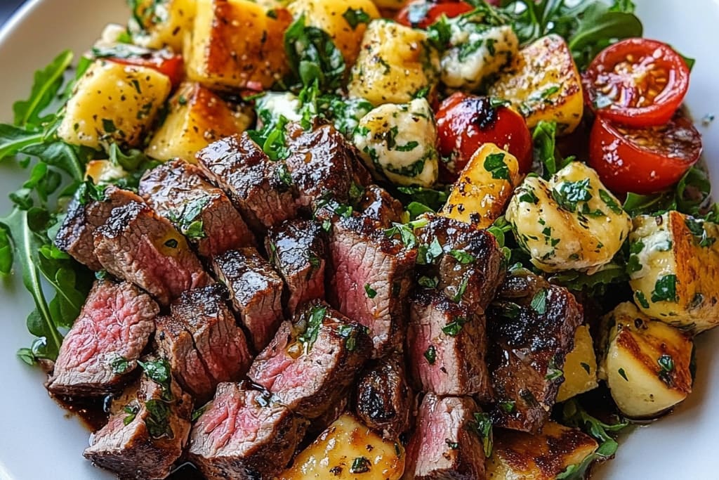 Balsamic Steak Gorgonzola Salad: An Incredible Ultimate Delight for Your Taste Buds