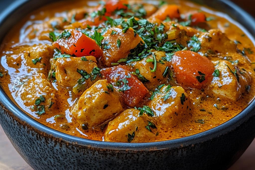 Curry thaï de poulet à la noix de coco : Une Recette Incroyable Ultime