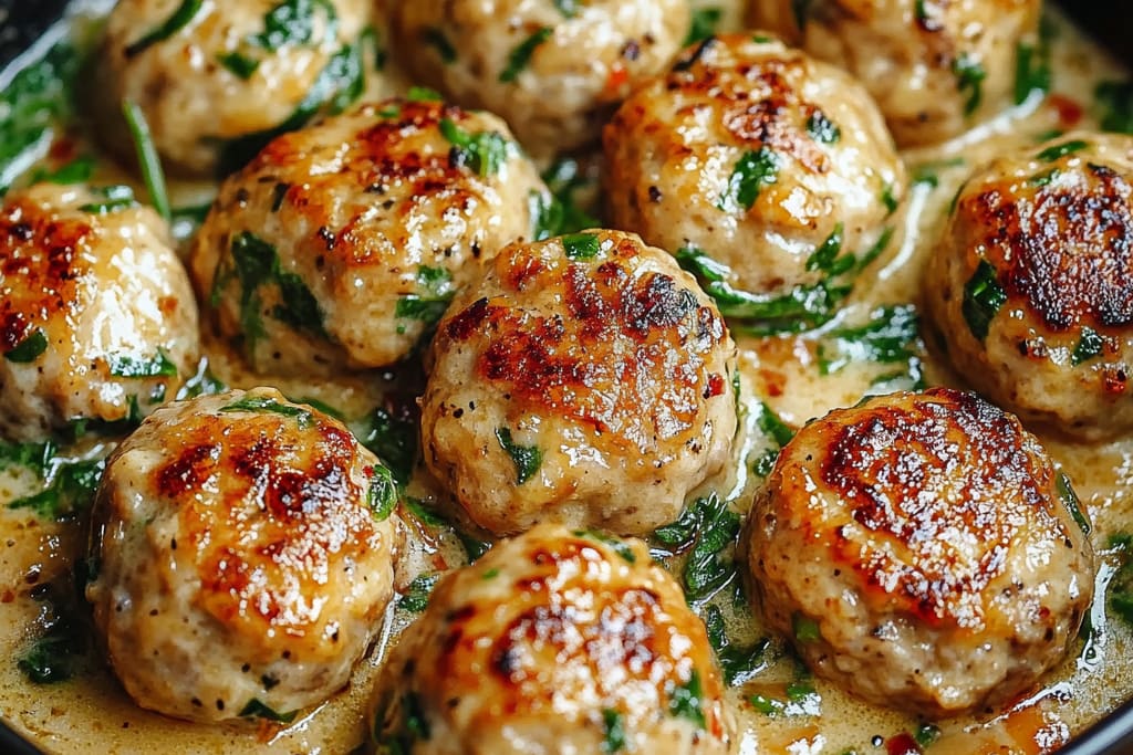 Creamy Spinach Turkey Meatballs: An Incredible Ultimate Recipe