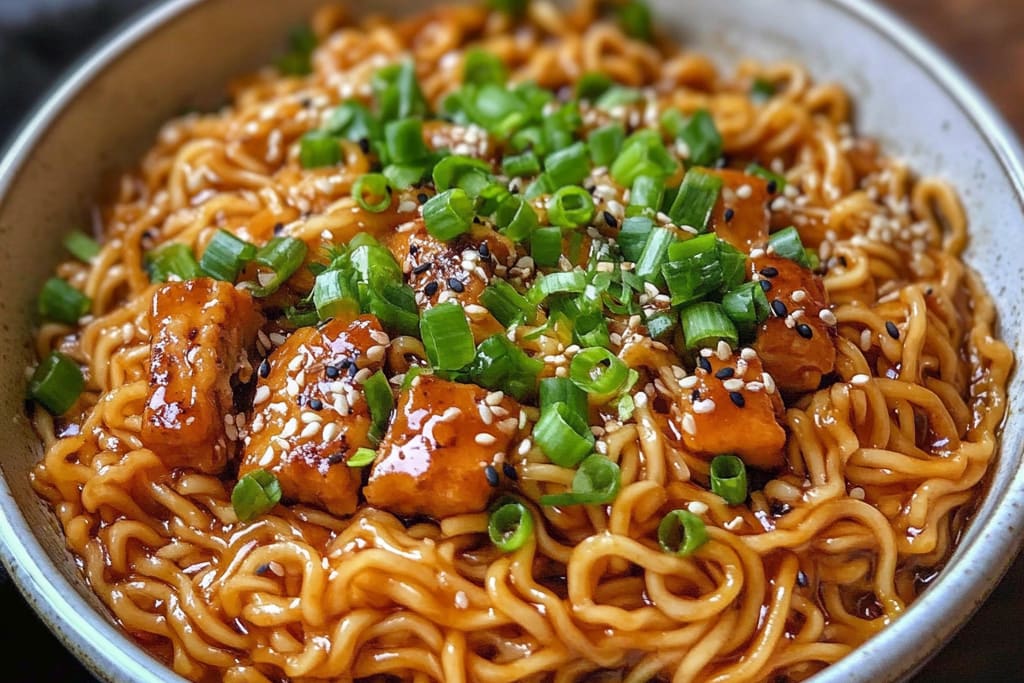 Easy Saucy Ramen Noodles: An Incredible 5-Minute Recipe