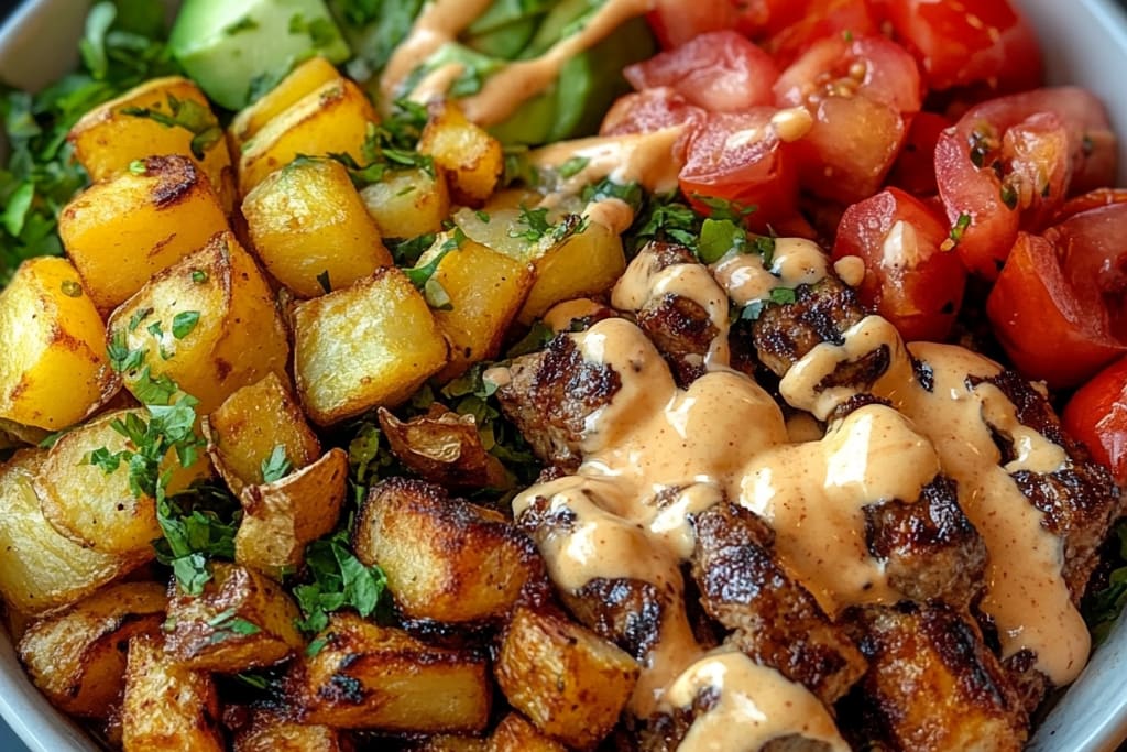 Healthy Burger Bowls with Roasted Potatoes: An Incredible Ultimate Recipe