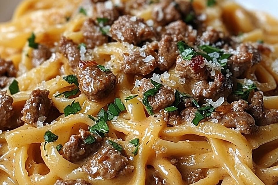 Creamy Beef and Garlic Butter Pasta: An Incredible One-Pot Wonder