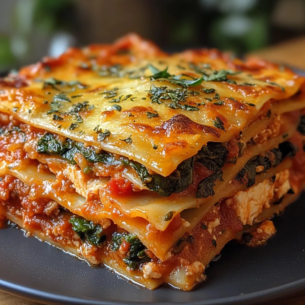Vegan Spinach Lasagna Tofu: An Incredible 7-Layer Recipe