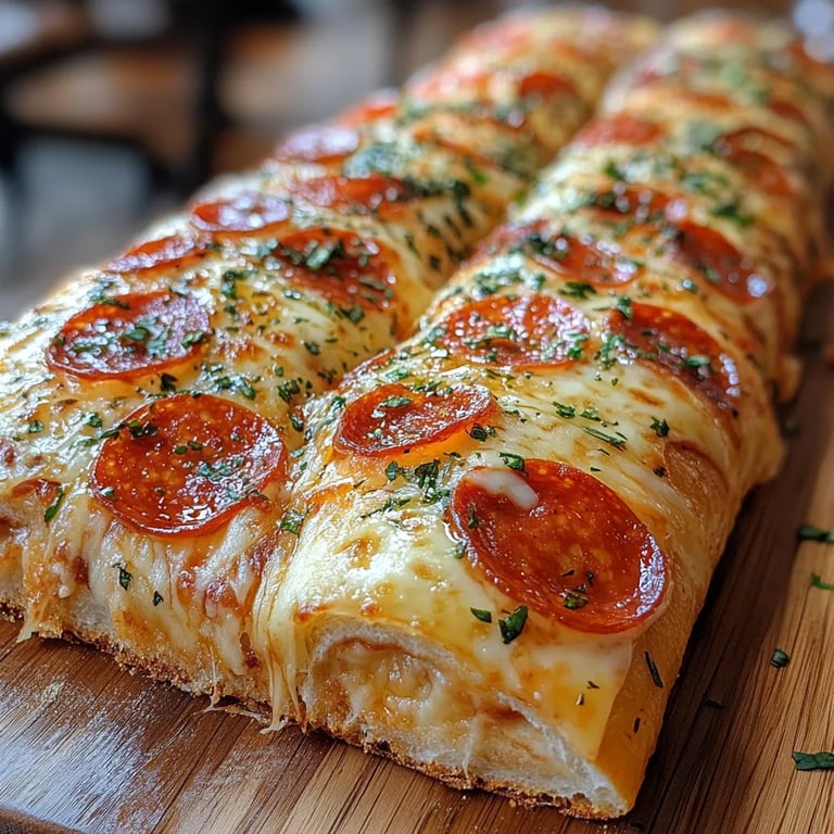 Stromboli au Pepperoni et au Fromage : Une Recette Incroyable Ultime