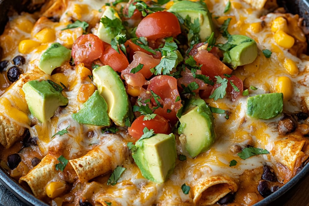 Chicken Black Bean Enchilada Skillet: An Amazing Ultimate One-Pan Meal