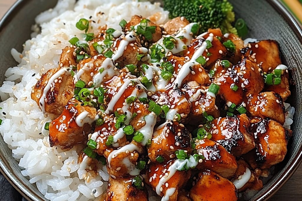 Sticky Chicken Rice Bowls: An Amazing Ultimate Meal Recipe