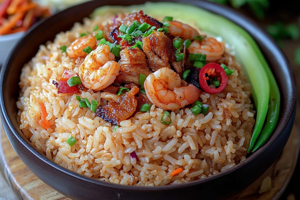 Simple Thai Fried Rice w/ Shrimp Paste: An Incredible 5-Step Recipe