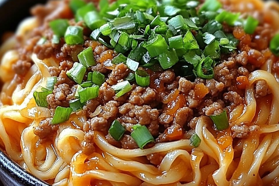 Mongolian Ground Beef Noodles: An Amazing Ultimate One-Pan Delight