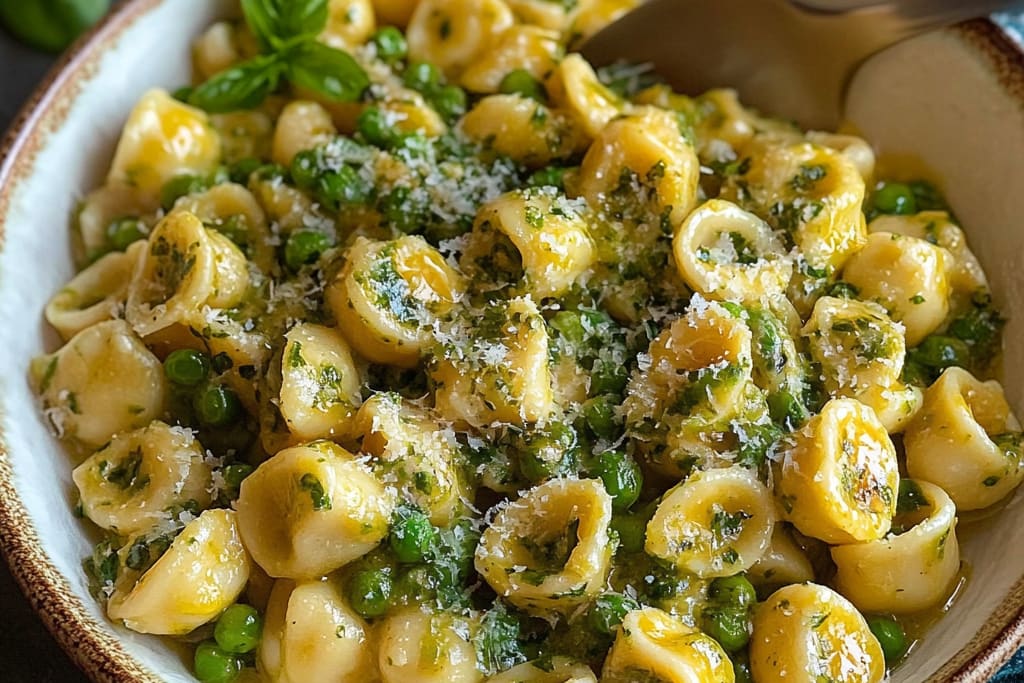 Orecchiette w/ Asparagus & Peas: An Incredible Ultimate Recipe for 4