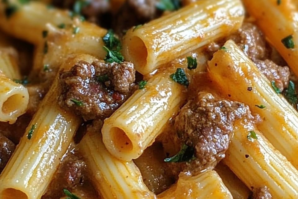 Creamy Tomato Beef Pasta: An Incredible 5-Step One-Pot Wonder