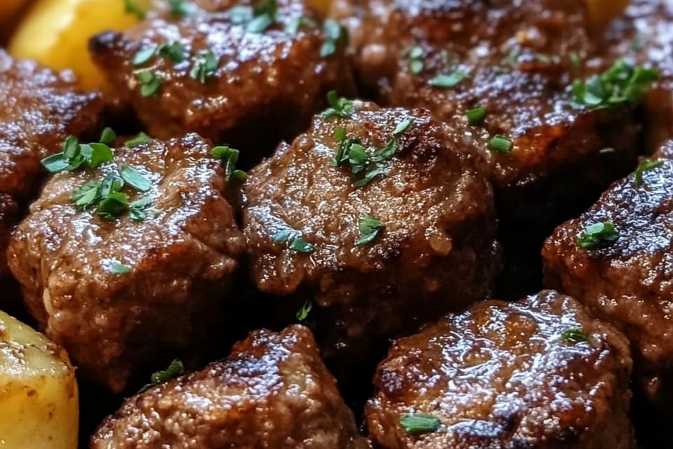 Slow Cooker Garlic Butter Beef Bites & Potatoes: An Incredible Ultimate Recipe