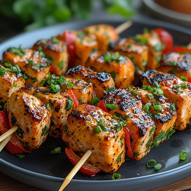 Sweet and Spicy Salmon Skewers: An Incredible Ultimate Recipe to Savor