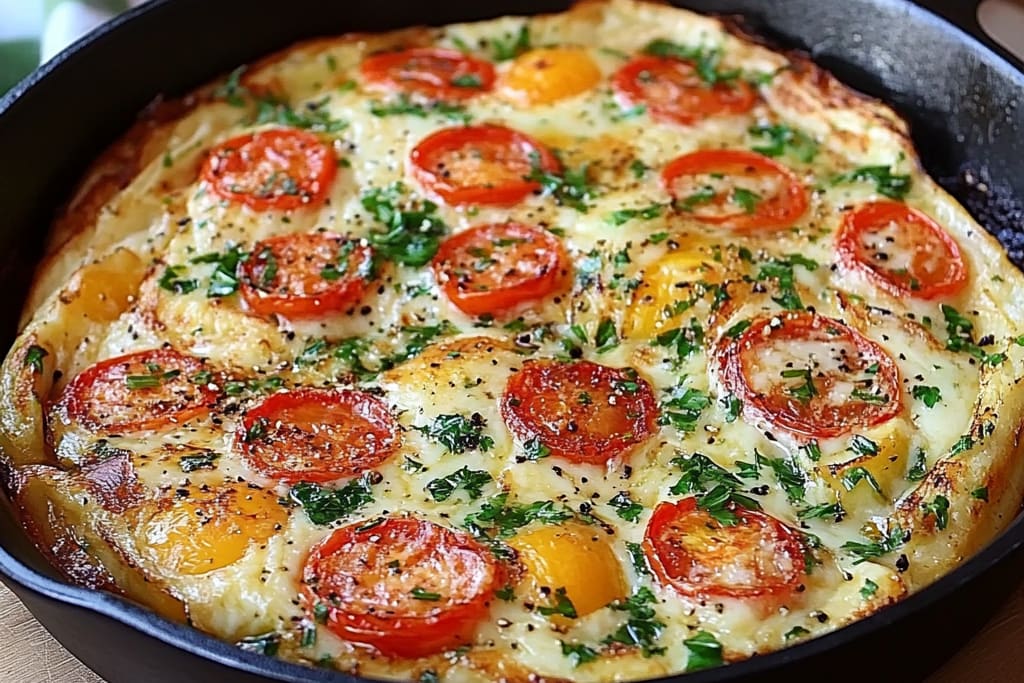 Omelette aux Légumes : Un Délice Coloré et Nutrissant