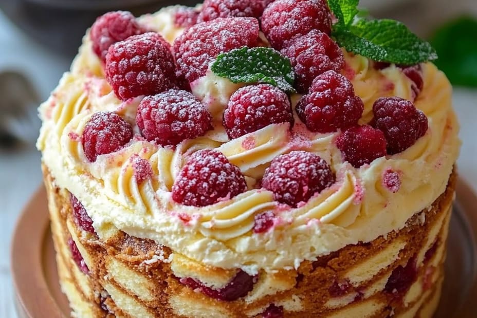 Framboisier Roulé : Une Douceur Fruitée et Élégante