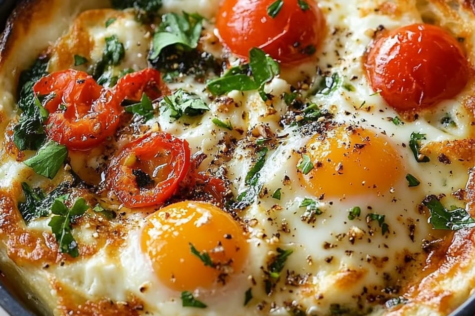 Mediterranean Baked Feta Eggs: An Incredible Ultimate Brunch Delight