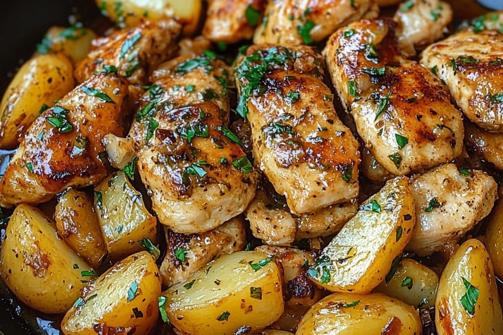 Garlic Butter Chicken & Potatoes Skillet: An Incredible Ultimate Recipe