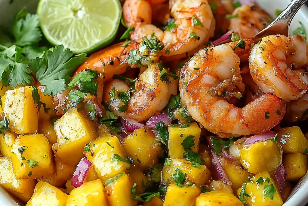 Mango Avocado Salad with Shrimp: An Incredible Tropical Delight