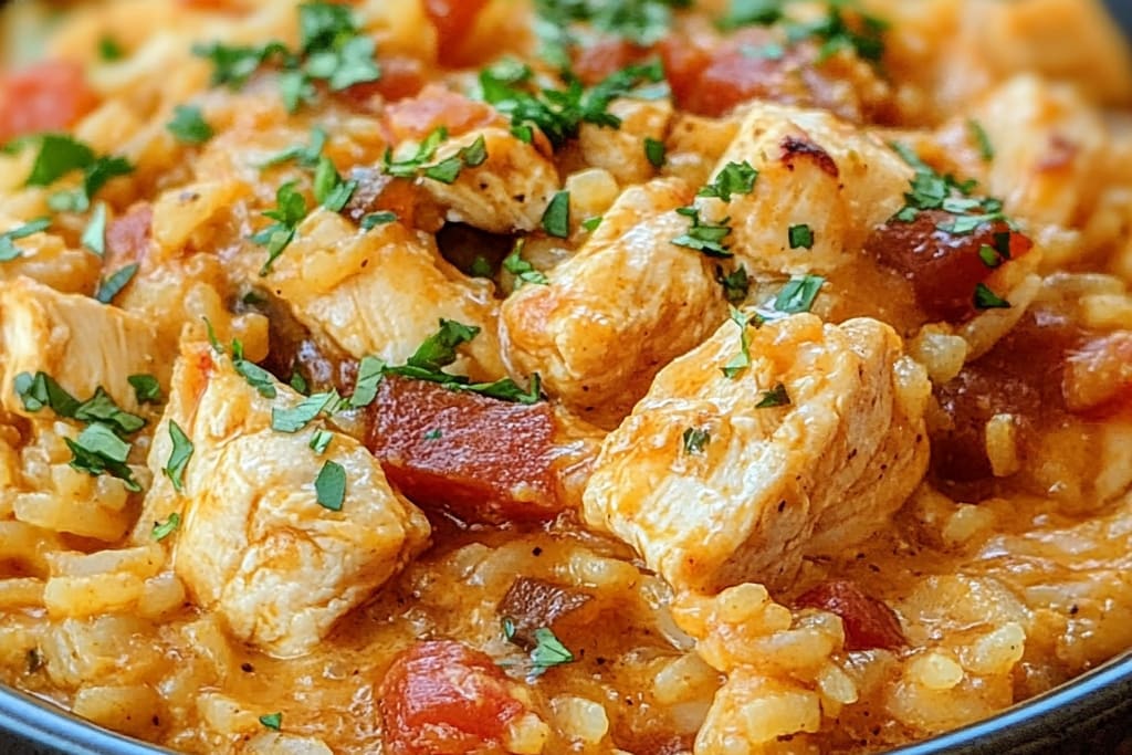 One Pot Queso Chicken & Rice: An Amazing Ultimate Recipe