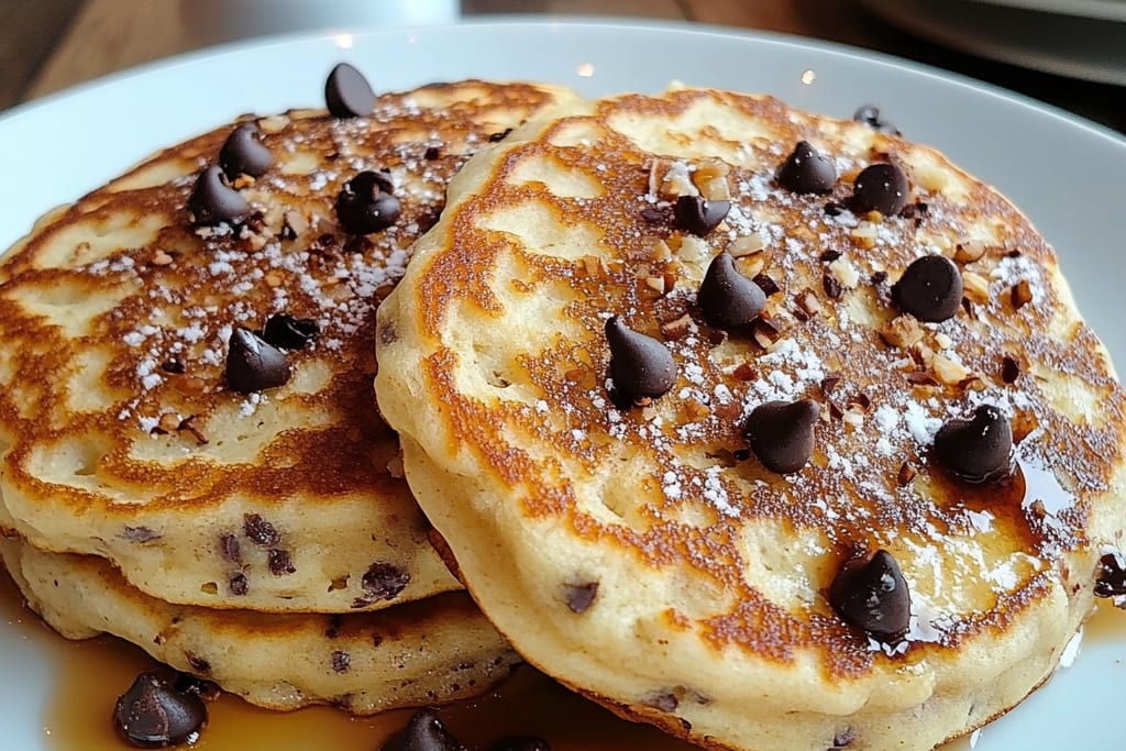 Pancakes aux Pépites de Chocolat : Un Délice Réconfortant et Gourmand à Découvrir