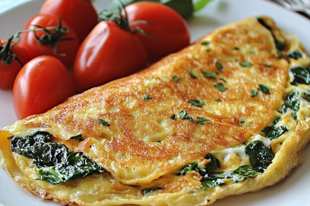 Spinach & Cheese Omelette: An Incredible Ultimate Recipe for 5-Star Breakfasts