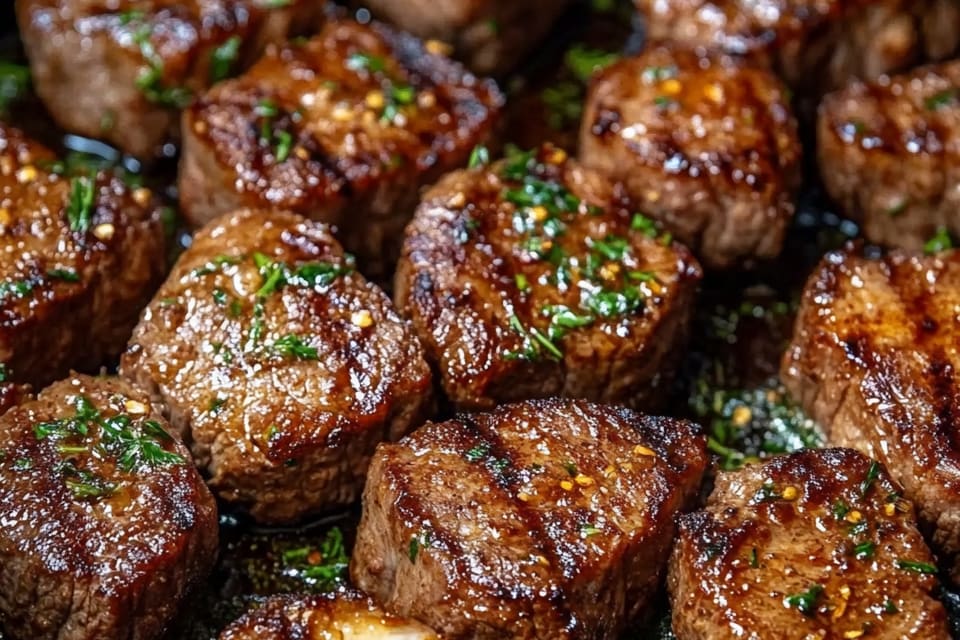 Air Fryer Garlic Butter Steak Bites: An Incredible 7-Ingredient Recipe