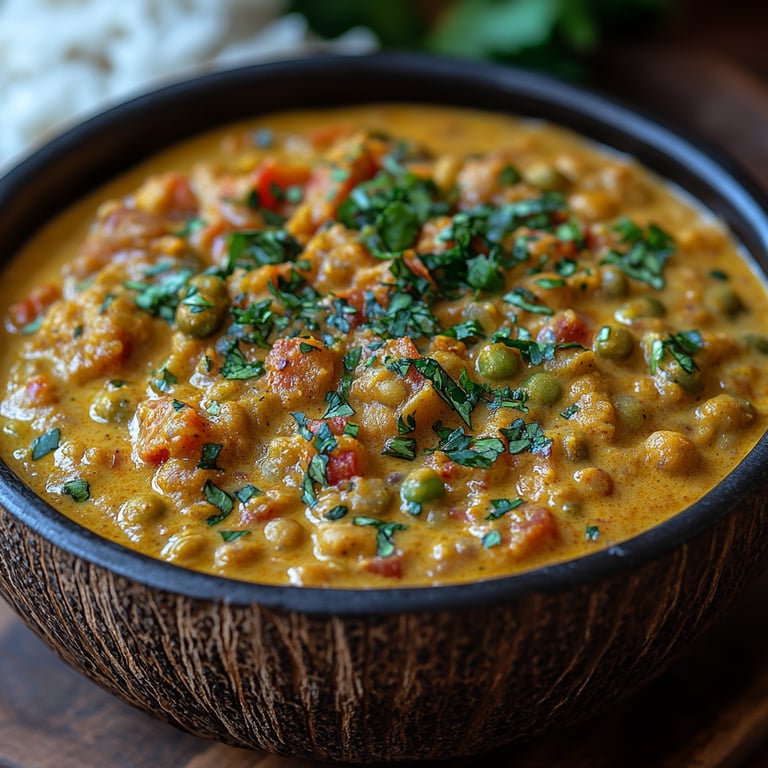 Curry de lentilles vertes au lait de coco : L’Incroyable Recette Ultime en 7 Étapes