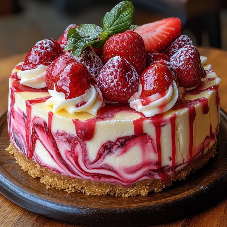 Strawberry Swirl Cheesecake: An Incredible Ultimate Recipe