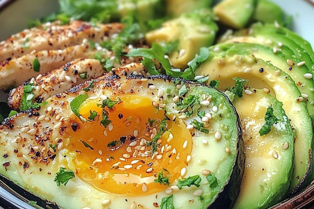 Avocado with Chicken & Egg Snack: The Incredible Ultimate Recipe