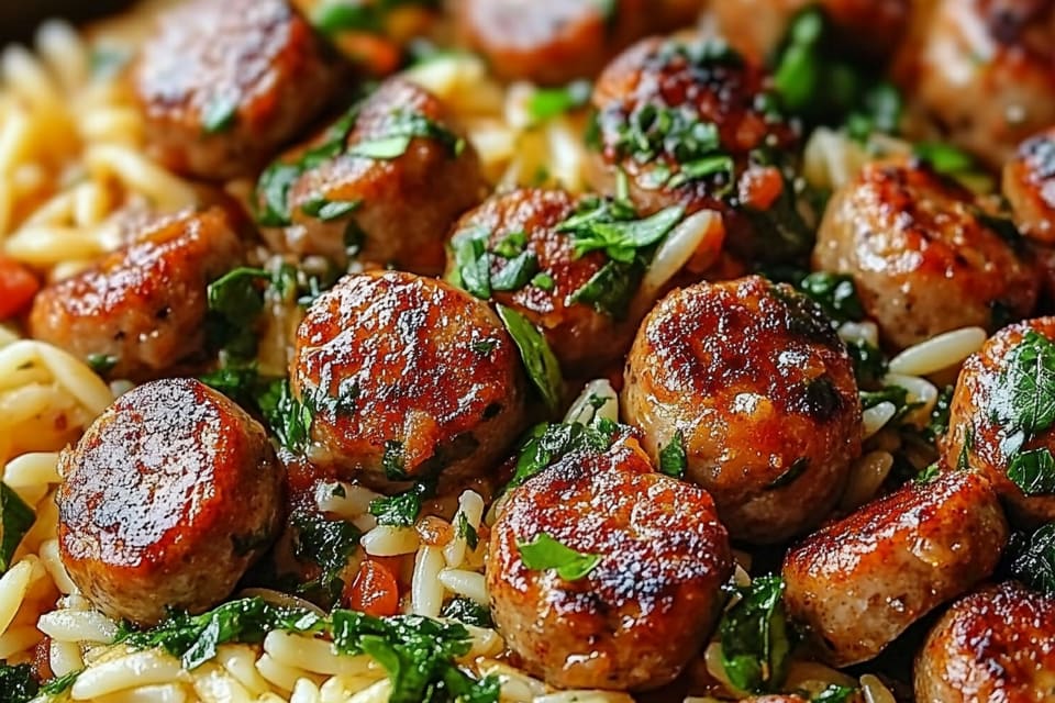 One-Pot Italian Sausage and Orzo Pasta: An Amazing Ultimate Comfort Dish