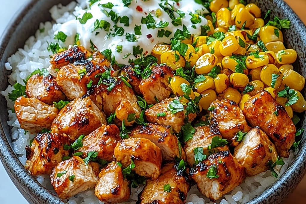 Easy Street Corn Chicken Rice Bowl: The Incredible 5-Ingredient Recipe