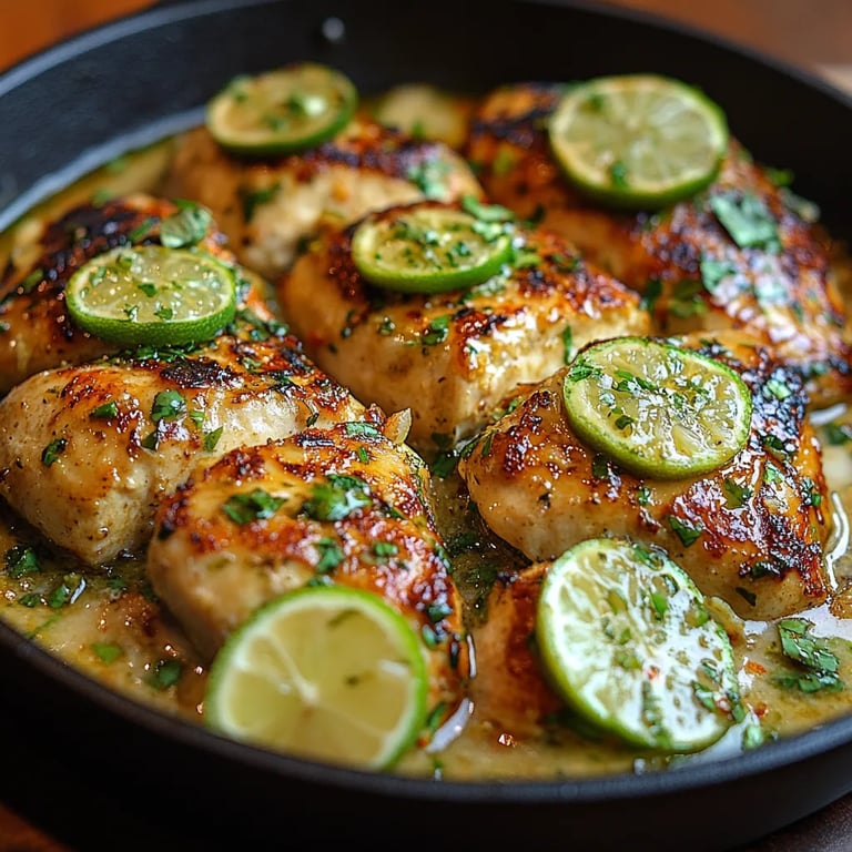 Poêlée de poulet au citron vert et lait de coco : Une Recette Incroyable Ultime