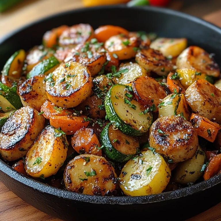 Saucisse et Courgettes à la Poêle : Une Recette Incroyable Ultime