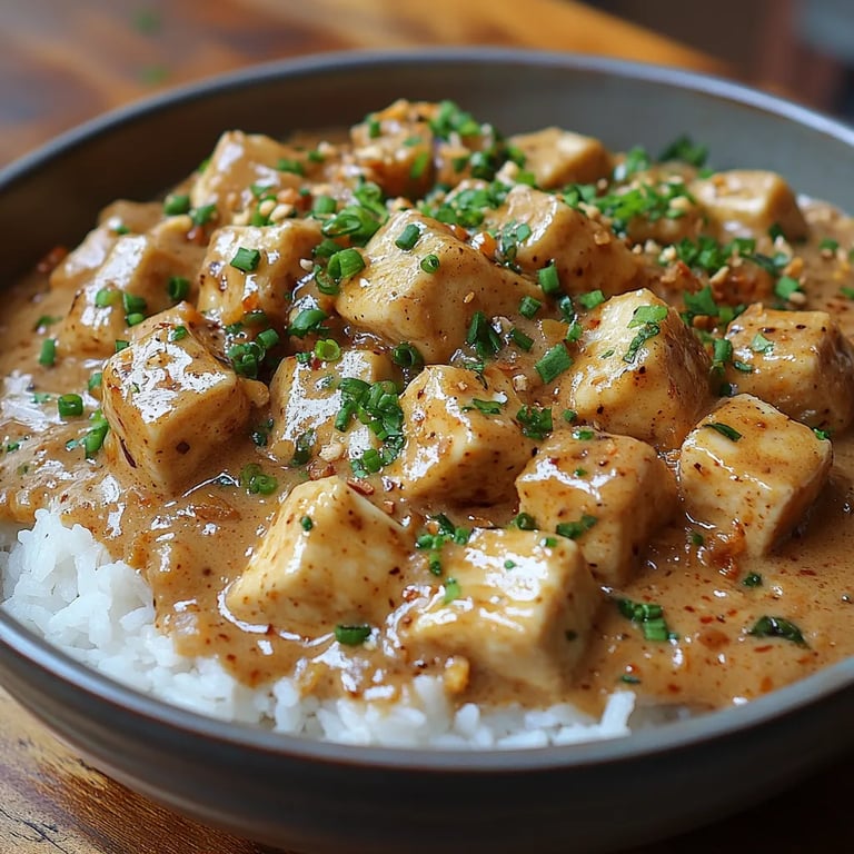 Tofu aux Arachides avec Riz à la Noix de Coco : Une Recette Incroyable Ultime