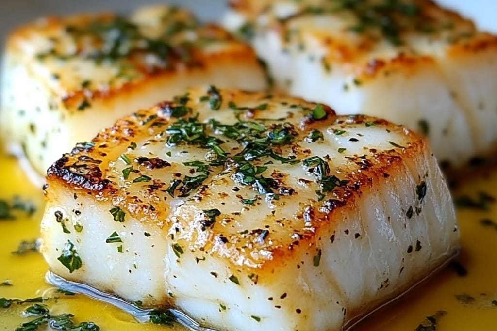 Golden Seared Cod with Herb Butter Sauce: An Incredible 5-Star Recipe