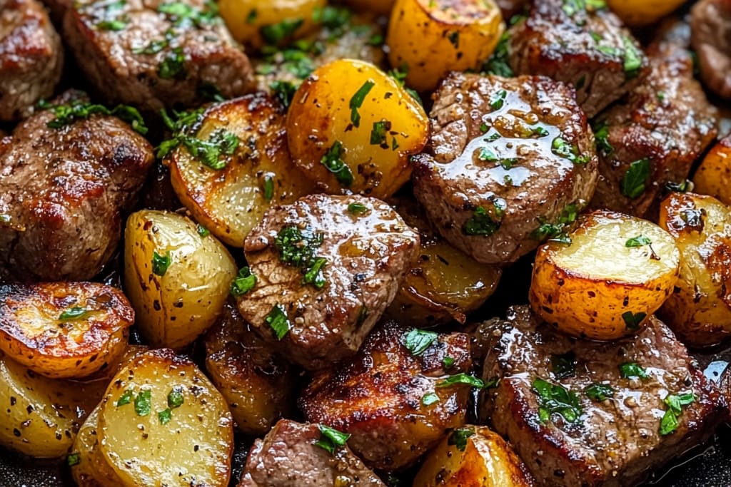 Garlic Butter Steak Bites and Potatoes: An Incredible Ultimate Recipe