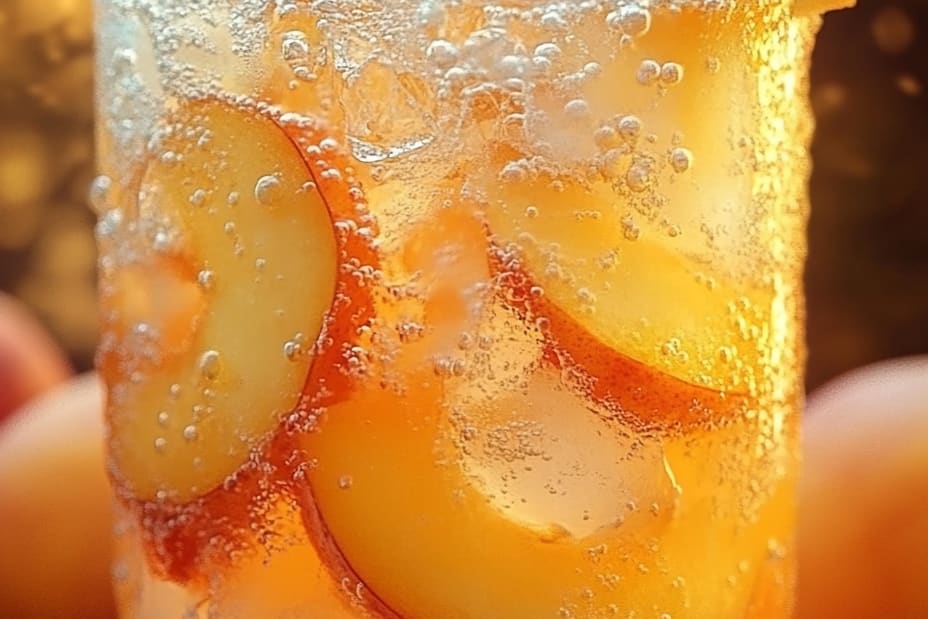 Peach Lemonade Delight : Une Boisson Rafraîchissante pour Été Éblouissant