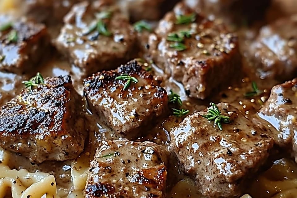 Creamy Beef and Bowtie: An Incredible 7-Ingredient Comforting Dinner