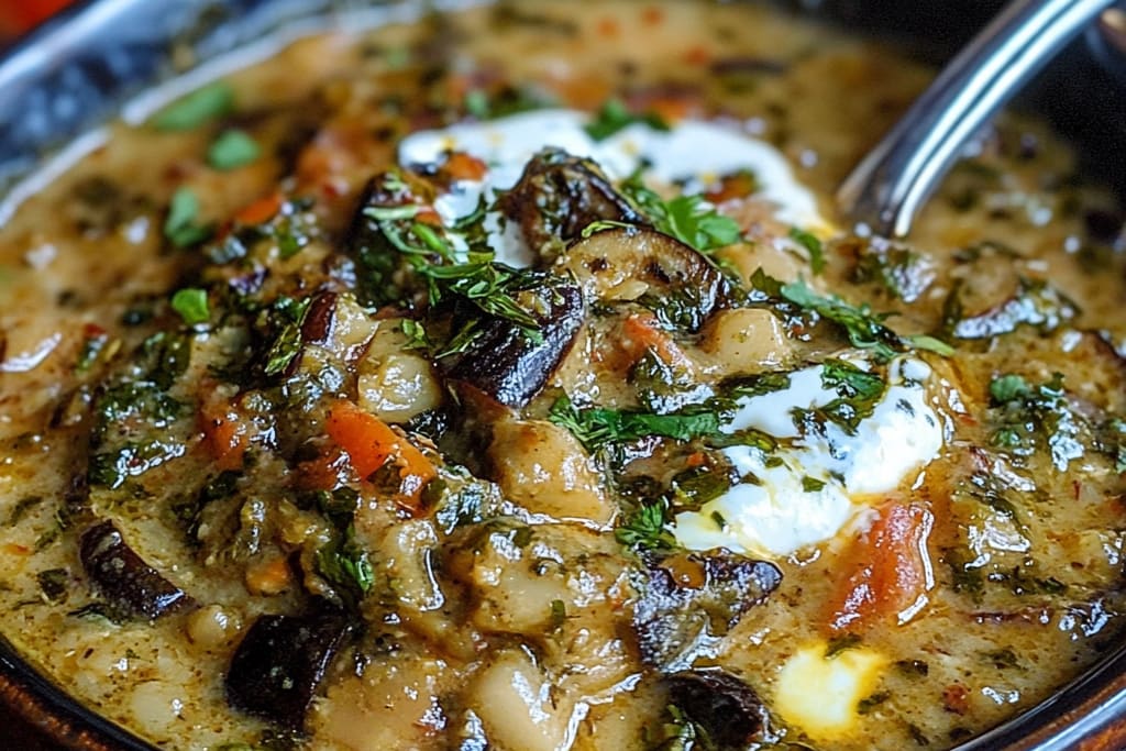 Persian Eggplant Soup: An Incredible Ultimate Delight with 7 Ingredients