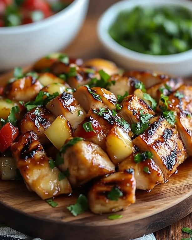 Poulet Teriyaki avec Salsa Ananas-Poire : Une Recette Incroyable Ultime