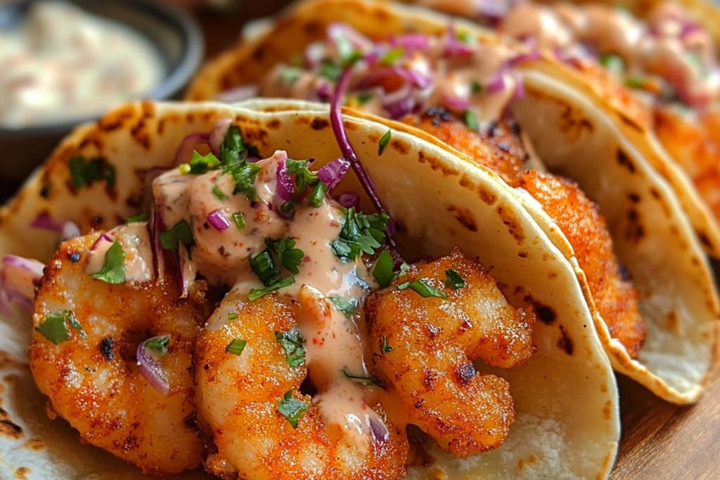 Air Fryer Bang Bang Shrimp Tacos: An Incredible Ultimate Recipe