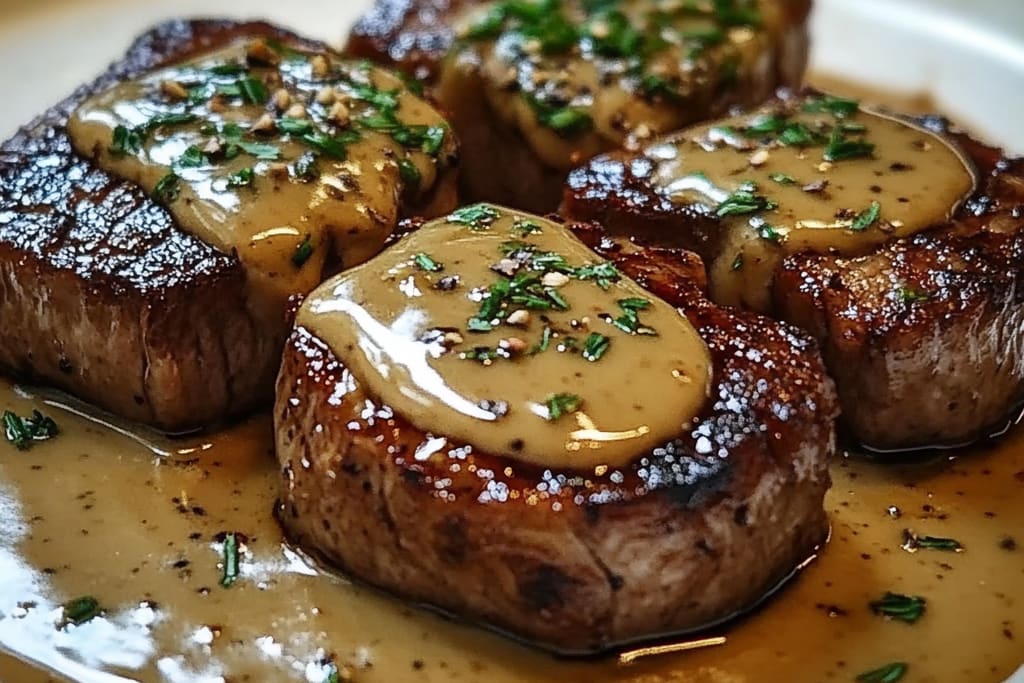 Juicy Steak with Creamy Garlic Sauce: An Incredible 5-Star Recipe