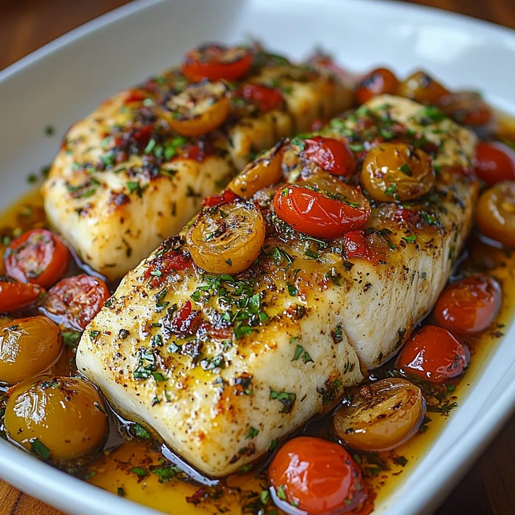 Easy Baked Fish w/ Olives & Tomatoes: An Incredible 5-Ingredient Recipe