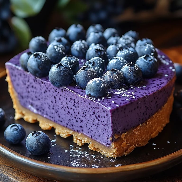 Tarte aux Myrtilles et Graines de Chia Sans Cuisson : Une Recette Incroyable Ultime