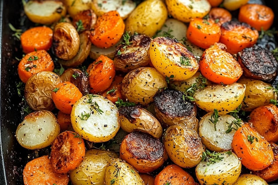 Garlic Herb Roasted Potatoes, Carrots, and Zucchini: An Incredible Ultimate Side Dish