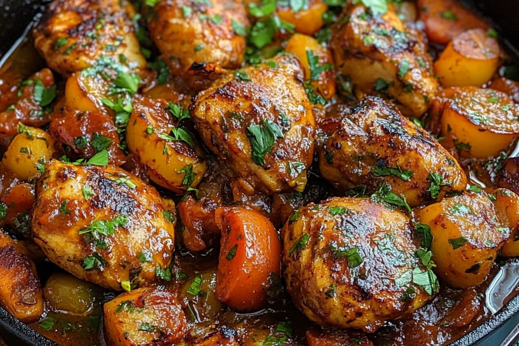 Gratin Marocain de Poulet : Une Recette Incroyable Ultime