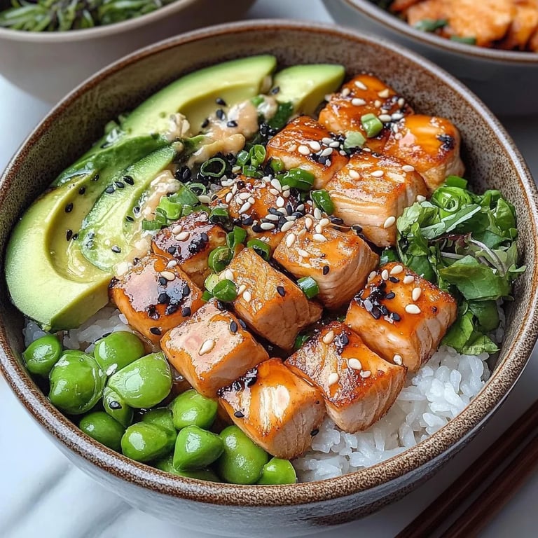 AIR FRYER SALMON BOWLS: The Amazing Ultimate Recipe for Healthy Dinners